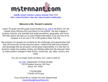 Tablet Screenshot of mstennant.com